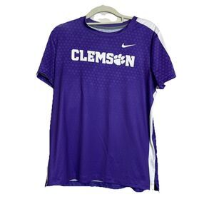 Clemson Tigers Nike Women's Dri-Fit Medium Purple Soccer Jersey Top